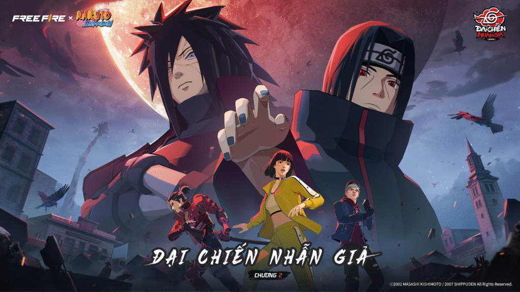 Đại chiến nhẫn giả bùng nổ trong Free Fire x NARUTO SHIPPUDEN: sự kiện "kết nối đa vũ trụ" tái xuất với chương 2- Ảnh 1.