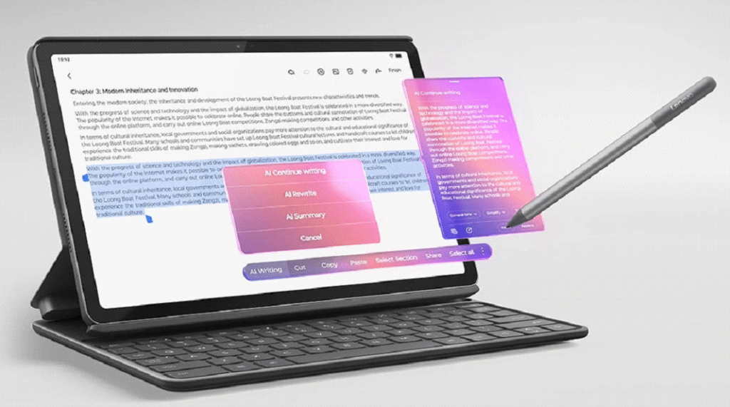 Lenovo ra mắt Idea Tab tích hợp AI: Học ngầu, chơi chất- Ảnh 1.