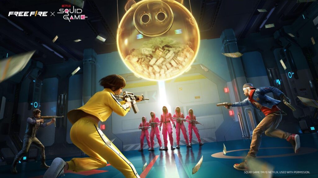 Game thủ Free Fire đã có thể du hành vào vũ trụ Squid Game ngay từ hôm nay!- Ảnh 1.