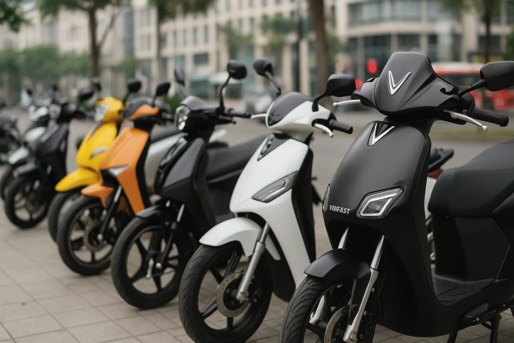 "Miếng bánh" thị phần xe máy điện đang nằm trong tay ông lớn nào: 10 xe bán ra có hơn 4 xe của VinFast, Honda và Yamaha rục rịch tung sản phẩm mới- Ảnh 1.