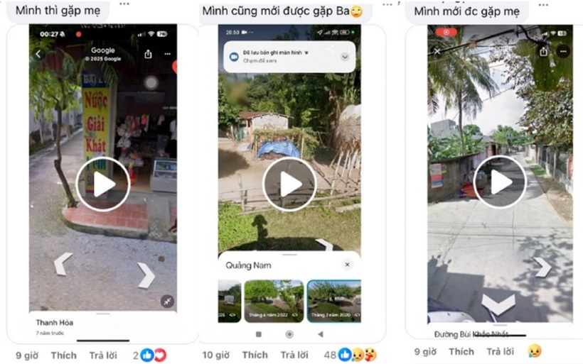Các video "Xem cảnh quê xưa" lan truyền trên TikTok gần đây.
