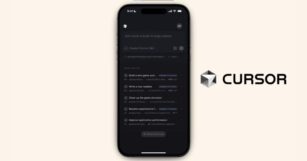 Bạn đã có thể "vibe coding" với Cursor AI trên web và ứng dụng điện thoại- Ảnh 1.