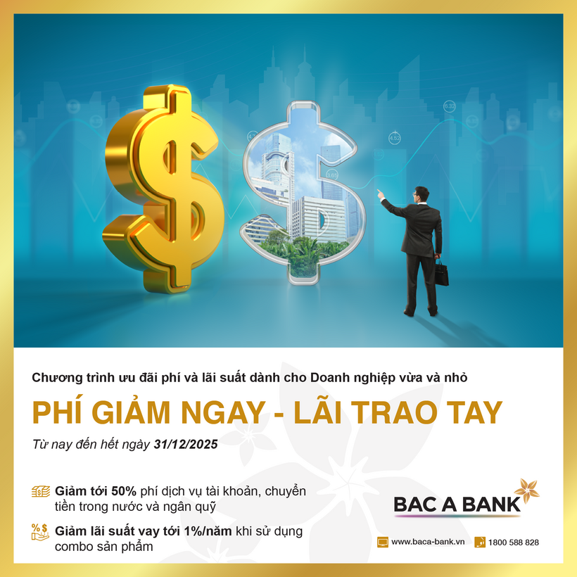 BAC A BANK tung combo ưu đãi giảm phí và lãi vay cho doanh nghiệp vừa và nhỏ  - 1