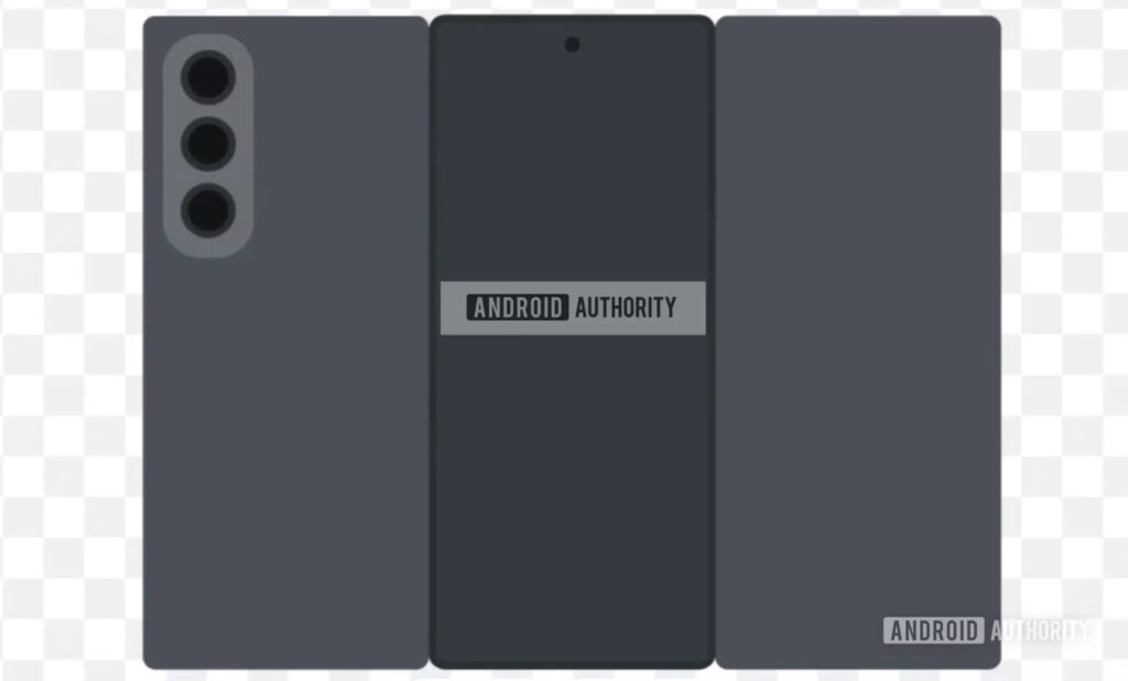 Samsung vô tình để lộ điện thoại gập ba "Multifold 7": Thiết kế khác biệt so với Huawei- Ảnh 1.