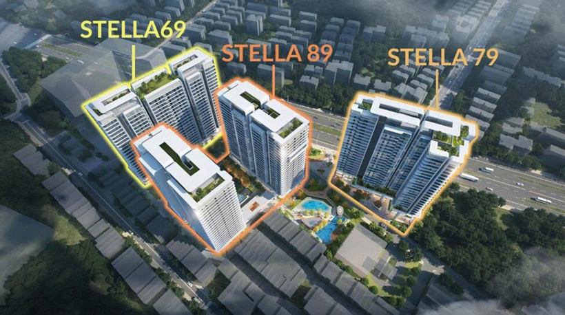 Phối cảnh cụm dự án Stella 69 – Stella 79 – Stella 89 trên Đại lộ Võ Văn Kiệt