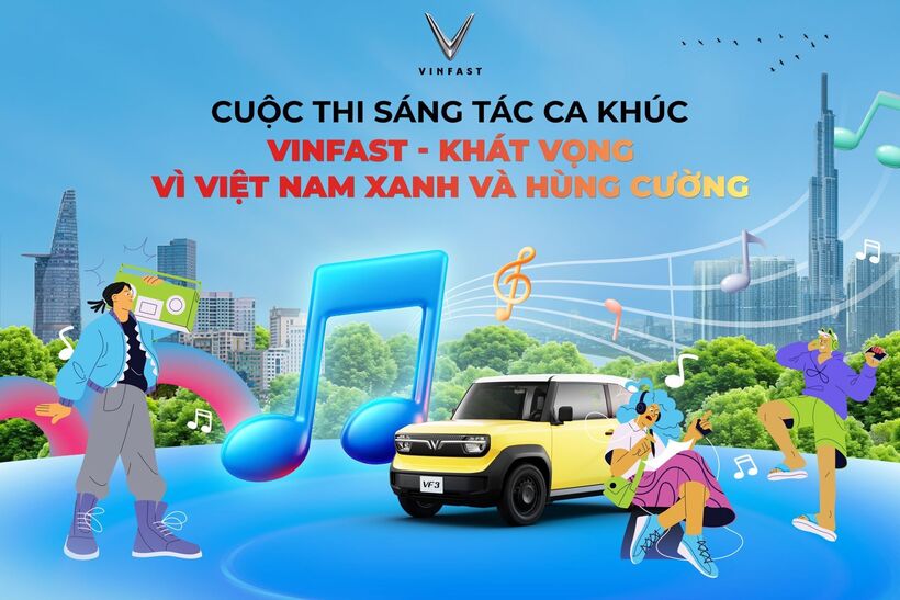 Chung kết cuộc thi sáng tác ca khúc VinFast: Hàng trăm tác phẩm tranh tài, chờ công bố giải thưởng lớn - 1