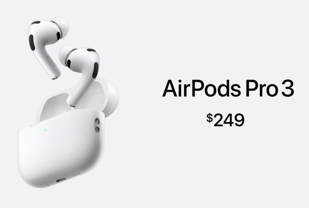 Apple AirPods Pro 3 ra mắt: Tai nghe có cảm biến đo nhịp tim, dịch trực tiếp và chống ồn "đỉnh nhất thế giới", giá gần 6,6 triệu đồng- Ảnh 1.