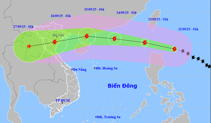 Siêu bão Ragasa mạnh nhất thế giới dự kiến vào Biển Đông ngày mai: Đây là những khu vực của nước ta có thể chịu ảnh hưởng- Ảnh 1.