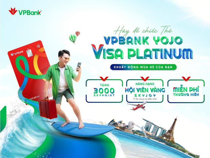 Thẻ VPBank YoJo Visa Platinum “chạm” tới nhu cầu của người trẻ