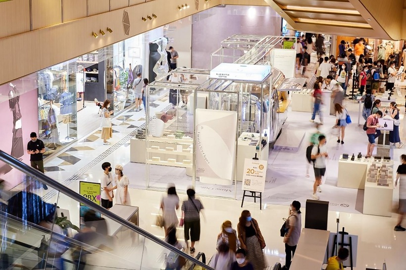 Pop-up store dần trở thành lựa chọn quen thuộc của các startup toàn cầu trong giai đoạn đầu phát triển. Ảnh: Internet