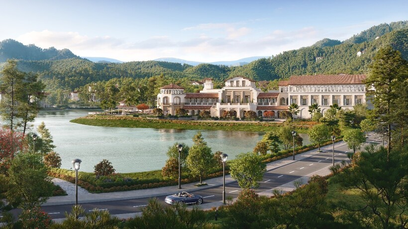Kiến trúc và cảnh quan của Country Club tạo nên sự liền mạch với các phân khu kế cận, đồng thời mở ra một không gian lãng mạn, thanh lịch và đậm chất thượng lưu.