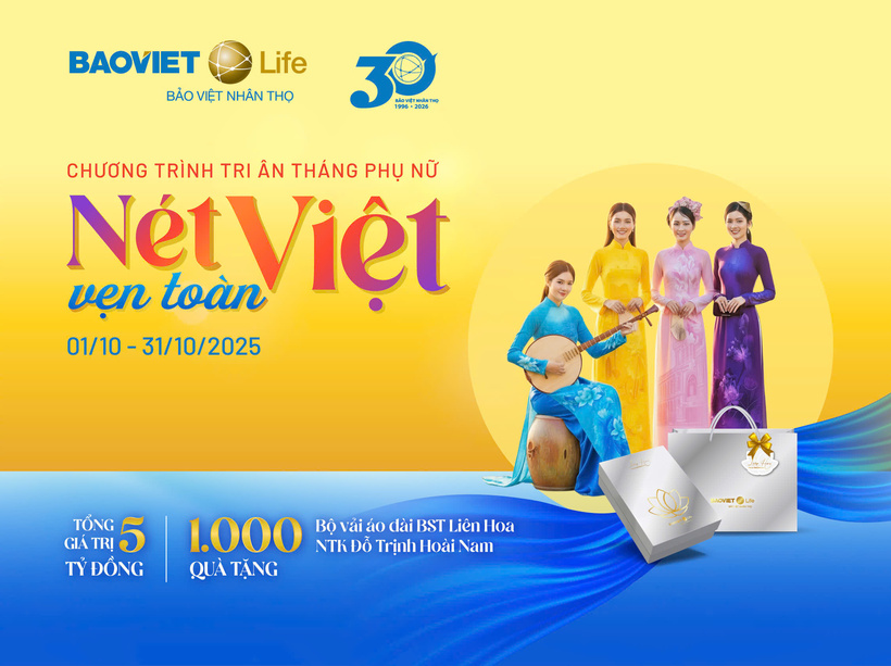 “Mỗi tà áo dài sen là lời nhắn nhủ: khi được bảo vệ vẹn toàn, phụ nữ sẽ tự tin tỏa sáng và sống hạnh phúc trọn vẹn.”