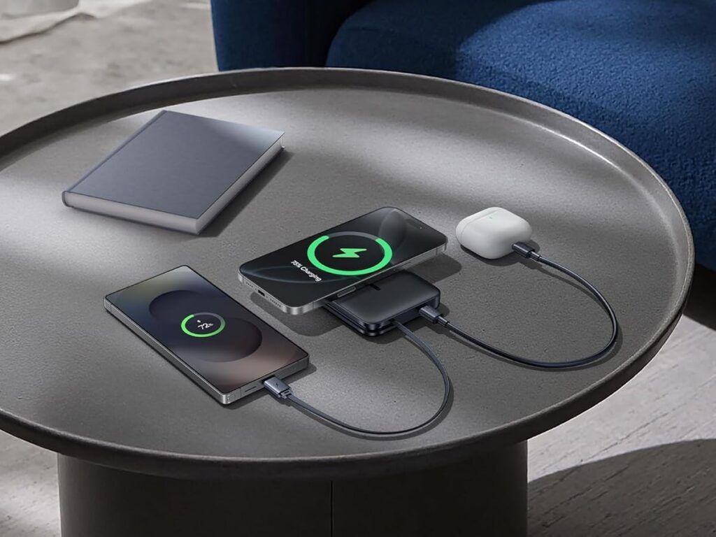 Baseus ra mắt pin dự phòng chuẩn Qi2 10.000 mAh kèm cáp sẵn, sạc nhanh đến 45W- Ảnh 1.