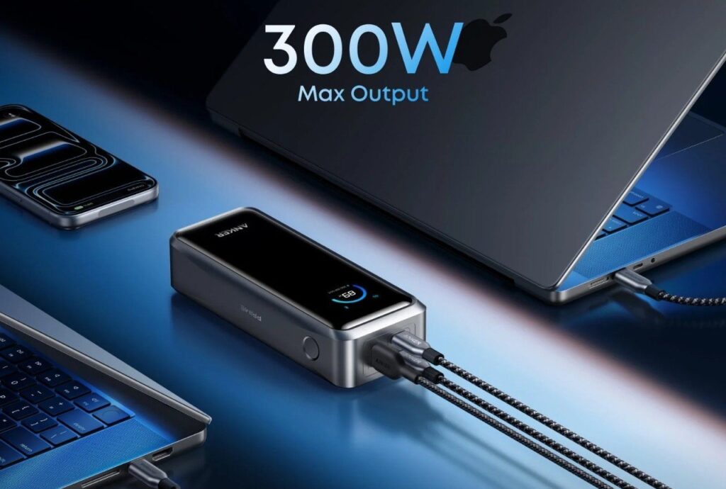 Anker ra mắt pin dự phòng 26.000mAh, cổng suất tổng 300W, sạc nhanh 2 laptop cùng lúc cũng được- Ảnh 1.